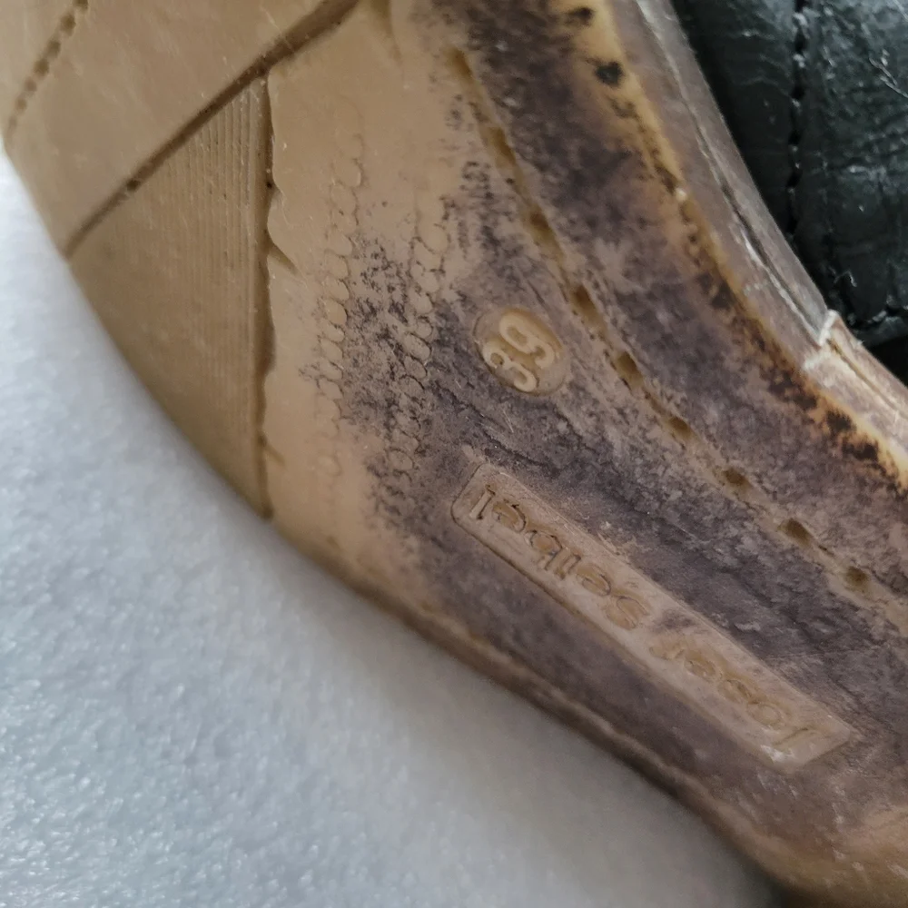 Josef Seibel black leather booties size 39 - Picture 4 of 9